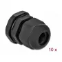 Prensaestopas DeLOCK 60198 negro plástico 10 uds.