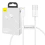 Cable Baseus Superior Series USB a Lightning, 2,4A, 0,25m (blanco)