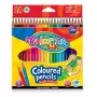Lápices de colores hexagonales Colorino Kids 24 colores