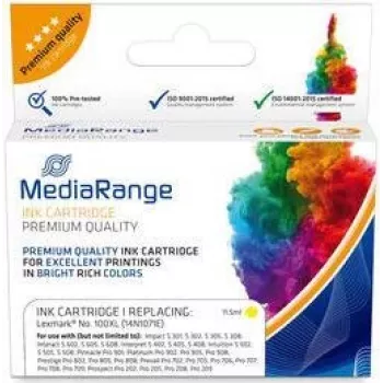 MediaRange Lexmark n.º 100XL cartucho amarillo