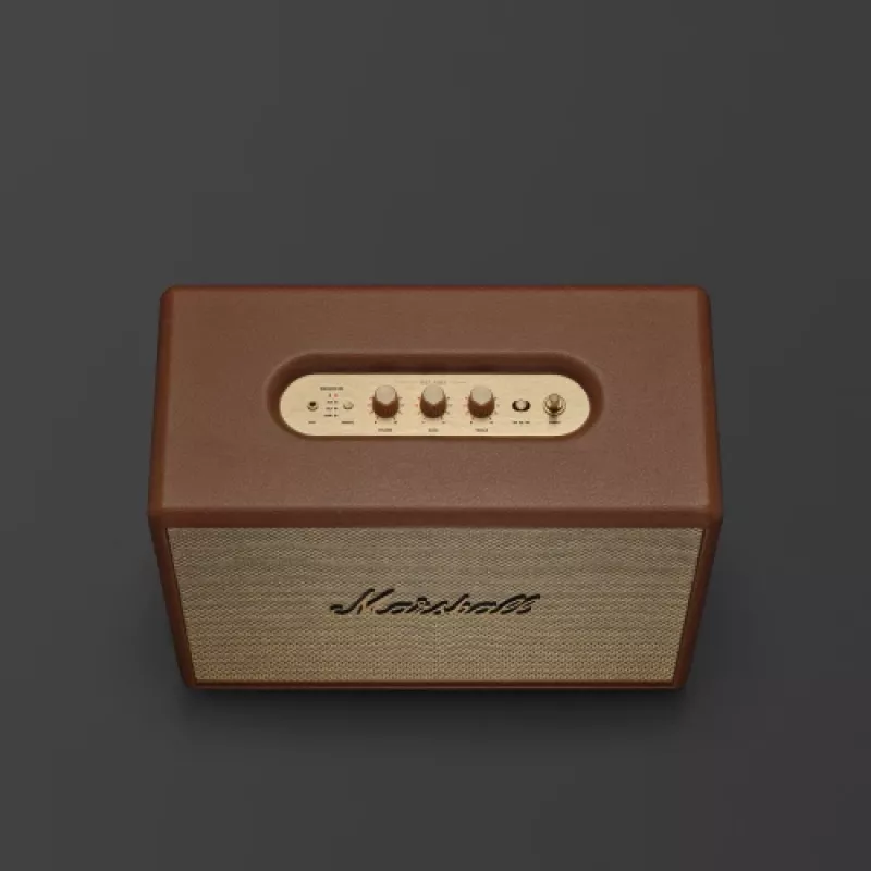 Altavoz inalámbrico MARSHALL Woburn III Marrón — Multiroom, Bluetooth, Wi‑Fi, entradas analógicas