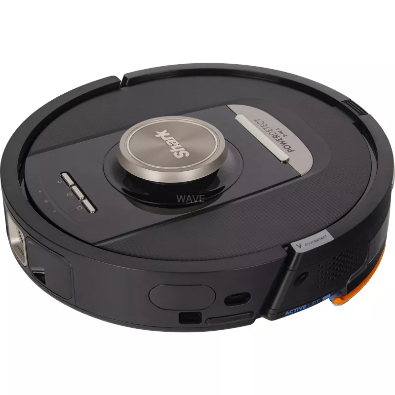 Robot aspirador y friegasuelos 2 en 1 Shark PowerDetect NeverTouch Pro RV2800ZEEU, LiDAR, 20 kPa, negro