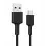 Aukey CB-CA2 OEM cable de USB-C a USB-A, trenzado de nailon, 2 m, negro