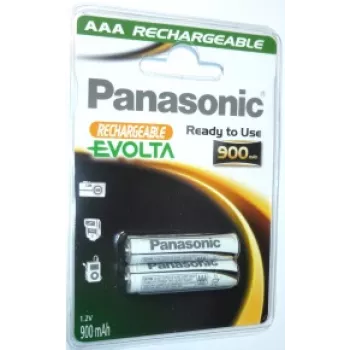 Panasonic Evolta HHR-4XXE - Batería 2 x AAA NiMH 900 mAh (HHR-4XXE/2BC)