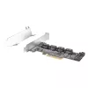 Controlador Serial ATA SILVERSTONE SST-ECS06 — tarjeta PCIe con 6 puertos SATA