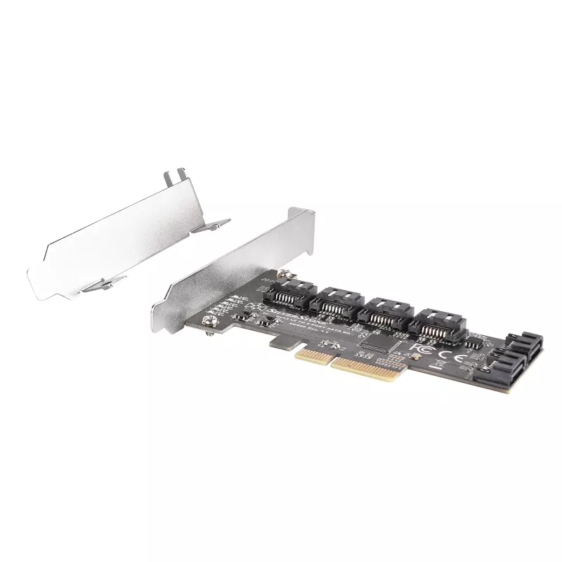 Controlador Serial ATA SILVERSTONE SST-ECS06 — tarjeta PCIe con 6 puertos SATA