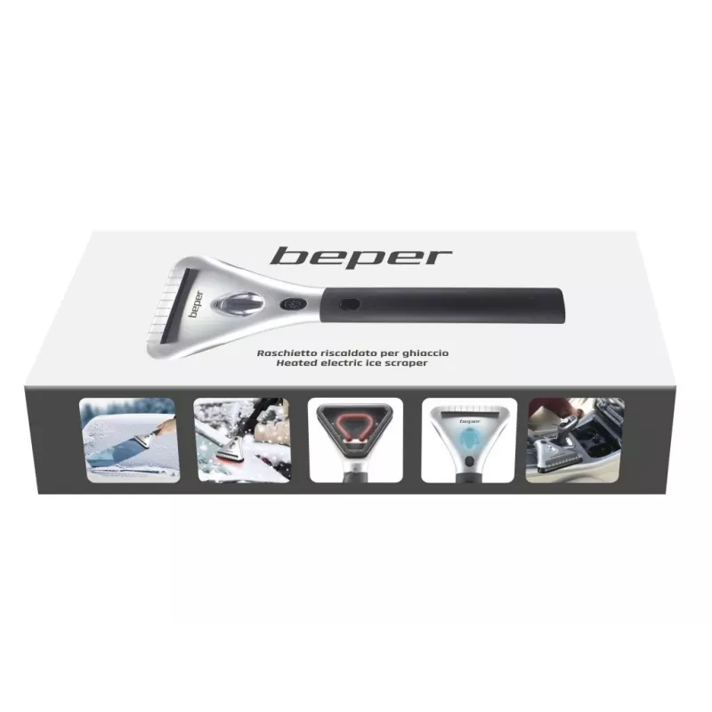 Rascador de hielo eléctrico Beper P201UTP002 - rascador calefactado para vehículo 12 V