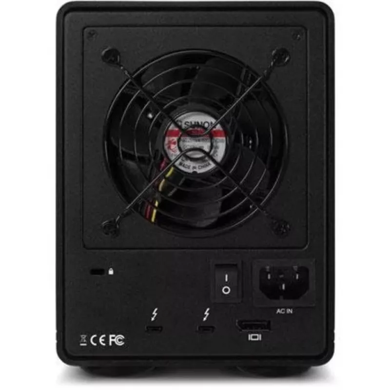 ThunderBay 4 (negro, caja externa para discos Thunderbolt 3 de 4 bahías)