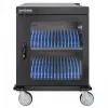 Carro de carga/ carrito para portátiles Manhattan con adaptador de CA (UE) 32 compartimentos, instale el adaptador de CA (cable de alimentación) del dispositivo en el dispositivo, apto para TODOS los portátiles (hasta 15,6
