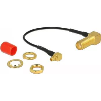 Cable coaxial DeLOCK 89626 0,1 m SMA MMCX negro