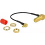 Cable coaxial DeLOCK 89626 0,1 m SMA MMCX negro