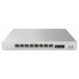 Cisco - Meraki Cloud Managed MS120-8 - switch - gestionado - 8 x 10/100/1000 (PoE+) + 2 x Gigabit SFP montaje en pared sobremesa PoE+ (124 W)