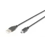 Digitus ASSMANN - Cable USB - USB Type-A, 4 pines (M) - Mini-USB, Type-B (M) - 1 m (USB / Hi-Speed USB) - encapsulado - Negro (AK-300108-010-S)