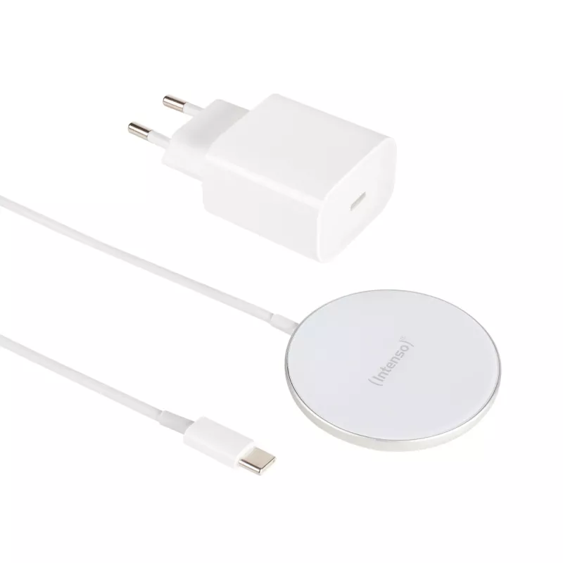 Smartphone Intenso MW1 Cargador rápido inalámbrico USB para interiores 12V