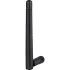 Delock 88339 antena Wi-Fi 802.11 b/g/n, RP-SMA, 2 dBi, omnidireccional, con articulación abatible, negra