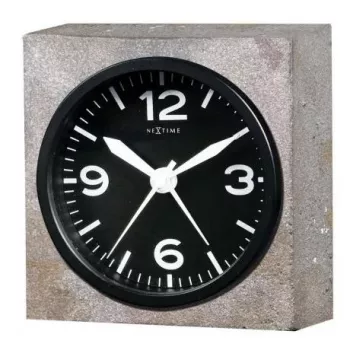Reloj de pared NeXtime 5167 Real Time Heavy Metal, 9,5x9,5x3,2 cm, pared, gris
