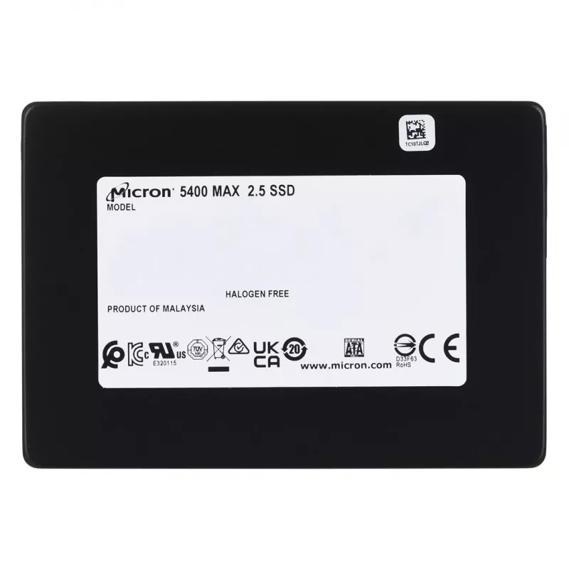 SSD SATA III 2.5 pulgadas Micron 5400 PRO 240 GB — 3D TLC NAND, 6 Gbit/s, 7 mm