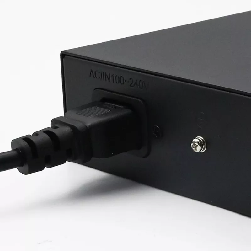 Switch de red QOLTEC 52364 — Gigabit Ethernet PoE 16xRJ45, 2xSFP