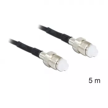 Cable coaxial DeLOCK 88595 5m FME Negro