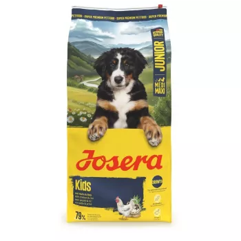 Pienso seco para perros JOSERA Kids 12,5 kg — ave, 25 % proteína, 12 % grasa, sin azúcar, sin gluten