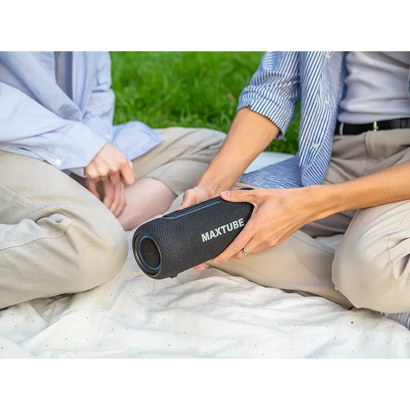 Altavoz TRACER MaxTube 20W TWS Bluetooth, negro — sonido inalámbrico portátil, sonido estéreo