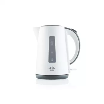 ETA | Hervidor | ETA160390000 | Eléctrico | 2200 W | 1,7 L | Plástico | Base giratoria 360° | Blanco