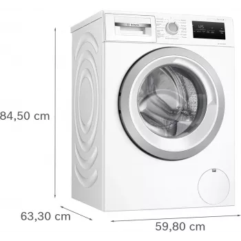 Lavadora de carga frontal Bosch WAN2813APL Series 4 8 kg 1400 rpm blanca