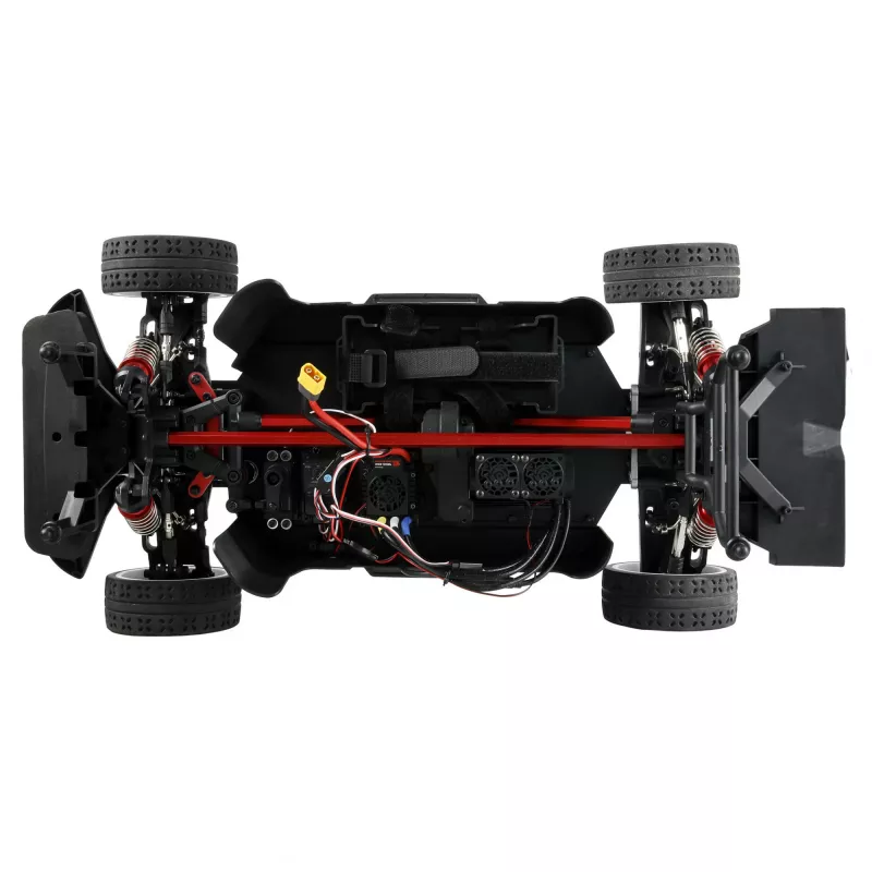 Amewi RC Rallye Citroen CR3 WRC HyperGo 4WD 1:7 RTR negro/rojo (21126)