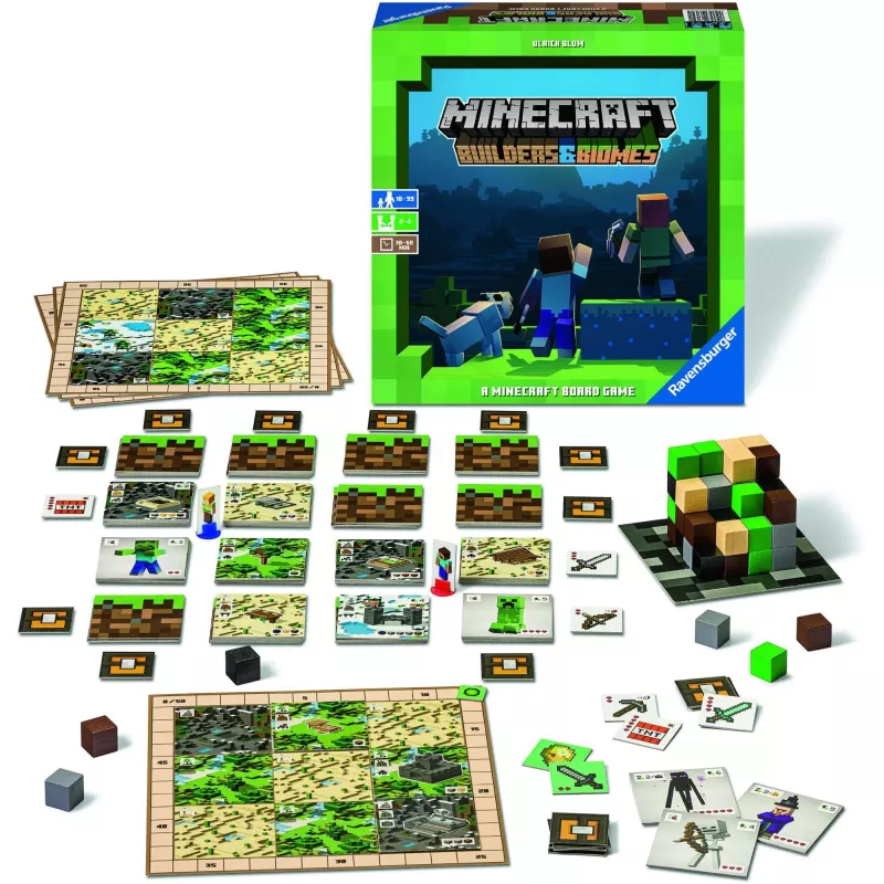 Minecraft Builder & Biomes, juego de mesa