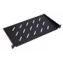 Extralink EX.14480 bandeja para armarios de 19 pulgadas, acero, negra, 1U, 350 mm