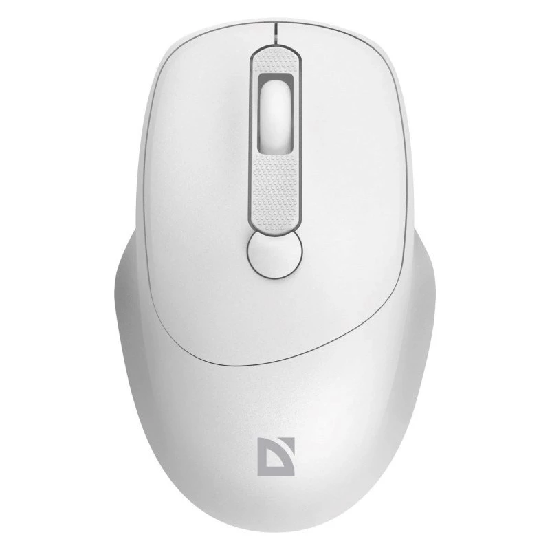 Defender Feam MM-296 52297 ratón inalámbrico, clic silencioso, óptico, 1600 DPI, USB, blanco