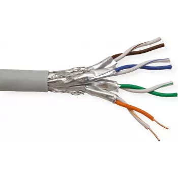 VALUE cable S/FTP, Cat.7 cable bruto (Clase F), hilo macizo, Dca, 100 m (21.99.0886)