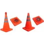 Cono de guía plegable de seguridad IWH 540320 — plástico, fácilmente plegable