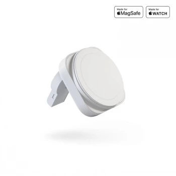 Cargador de viaje ZENS 2-IN-1 MAGSAFE + WATCH WEISS