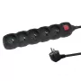 Alargador Esperanza ELK216K 5 m 5 toma(s) de CA para interiores negro