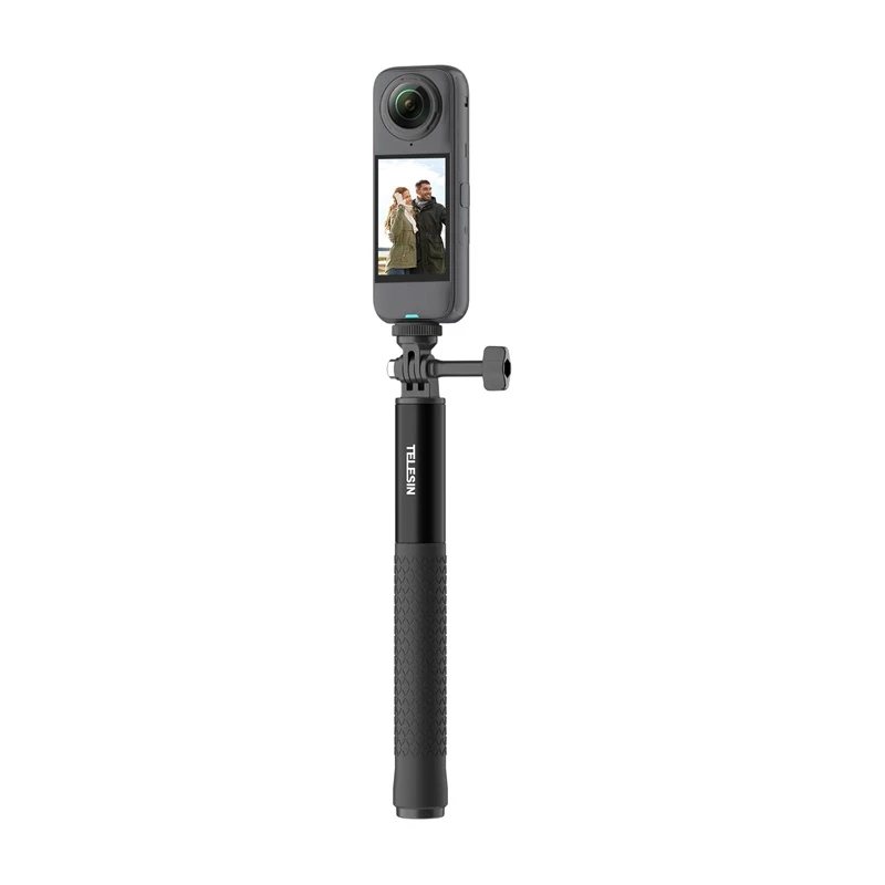 Palo selfie Telesin S1-MNP-11 para cámaras deportivas, extensible hasta 150 cm