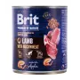Pienso húmedo para perros Brit Premium by Nature cordero con trigo sarraceno 800 g, sin cereales, perros adultos, lata