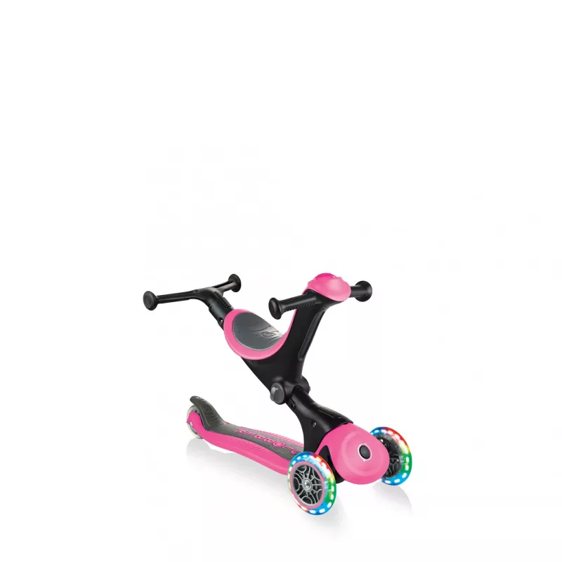 Globber | Patinete | Rosa | Scooter Go Up Deluxe Lights