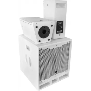 Altavoz activo PA Omnitronic MAXX-1206DSP blanco 120W RMS