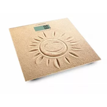 Báscula de baño Esperanza EBS006 Báscula electrónica de baño cuadrada beige
