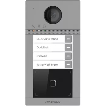 Portero automático con vídeo Hikvision DS-KV8413-WME1(C) 2 MP gris IP65