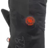 Guantes manopla Glovii GZ1M cuero genuino nailon para esquí senderismo