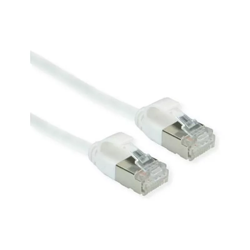 ROLINE GREEN Cable de red U/FTP Cat.6A (Clase EA), LSOH, fino, Blanco, 5 m