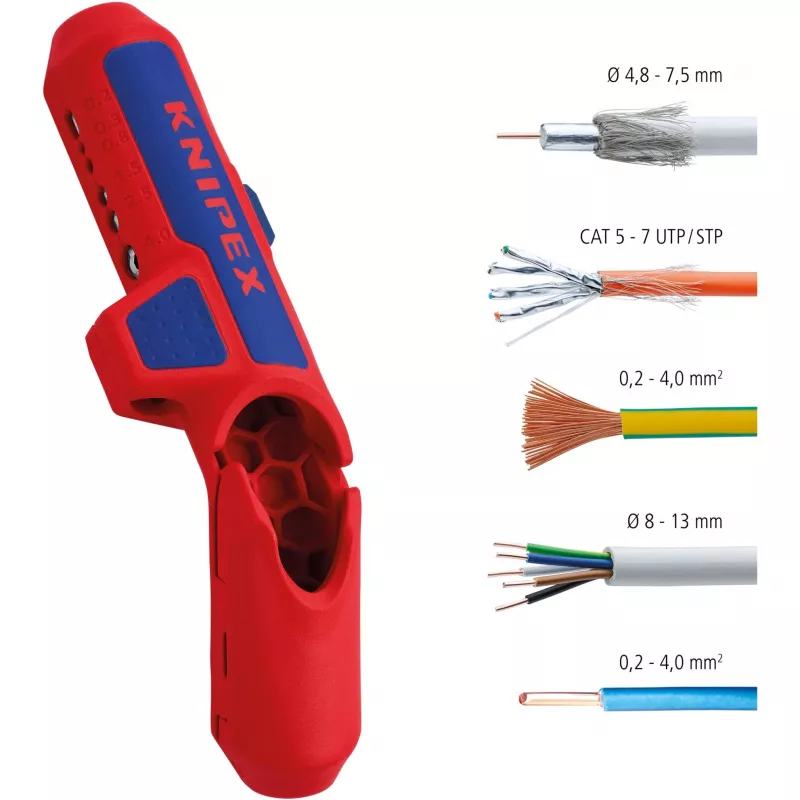 Pelacables Knipex ErgoStrip 16 95 01 SB