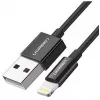 Ugreen 80822 US155 cable para móvil negro 1 m USB-A Lightning