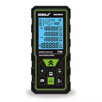 Medidor de distancias Dedra MC0934 — distancia de medición 600 m, diseño compacto