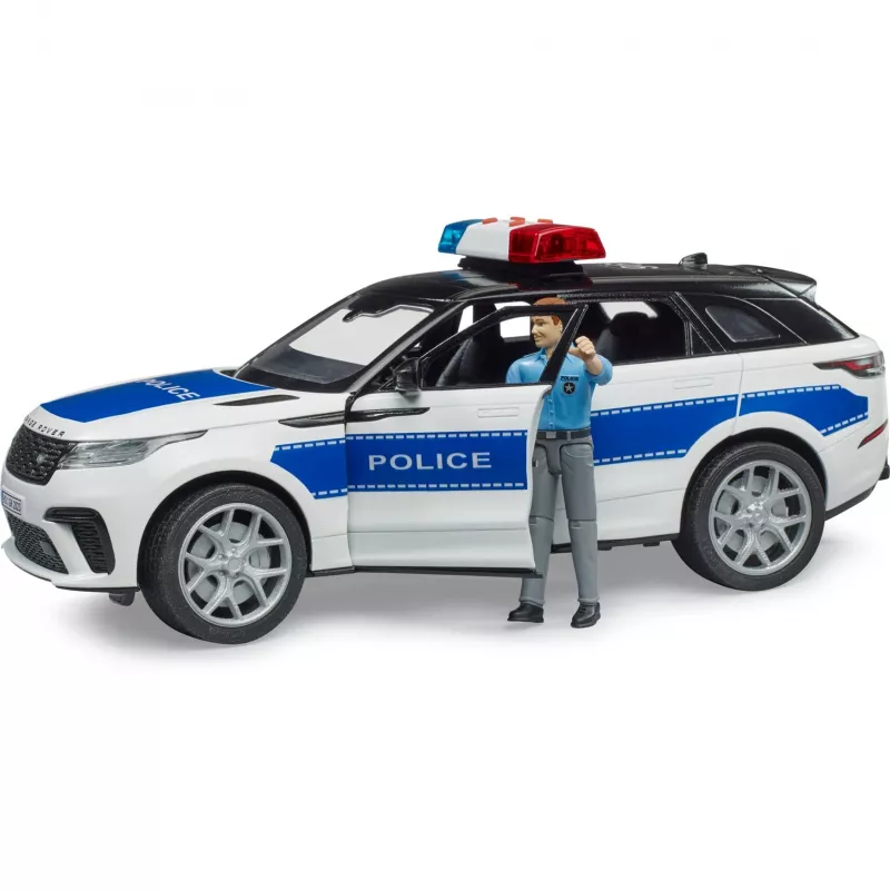 Vehículo Range Rover Velar Policía con figura