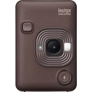 Cámara instantánea Fujifilm Instax mini LiPlay — 1/5 inch 2560×1920 CMOS, imprime 86×54 mm, TFT 2,7 inch, Bronce