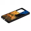 Funda para móvil iKins para Samsung Galaxy S20 Ultra — negra, modelo 'Cafe Terrace'