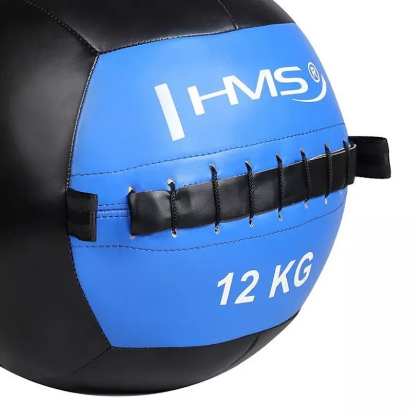 Balón medicinal HMS Fitness WLB12 12 kg negro, azul